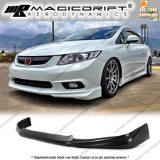 For 12 Honda Civic 4dr Sedan Usdm Md Style Front Bumper Lip Spoiler Pu