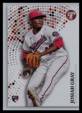 2022 Topps Pristine #215 Josiah Gray Refractor Rookie RC Washington Nationals