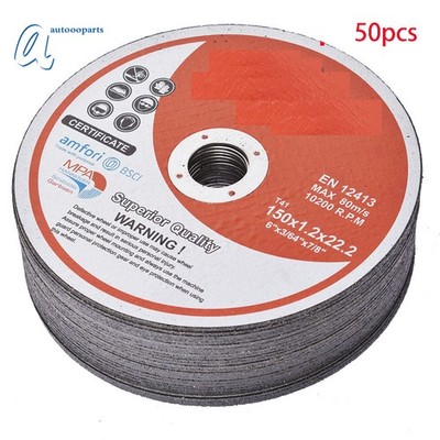 PACK 50 6''×.045''×7/8'' Cut-off Wheel - Metal & Stainless Steel Cutting Discs