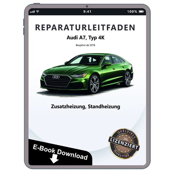 Audi A7 Typ 4K Ab 2018 Standheizung Zusatzheizung Reparaturanleitung PDF-image