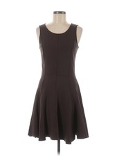 Halston Heritage Women Brown Casual Dress S