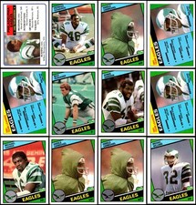 1984 Philadelphia Eagles (34) Card Lot - DON’T MISS OUT – NEXT TIME IT’S GONE...