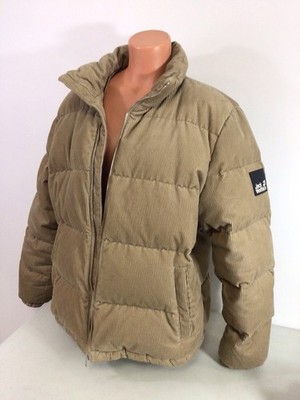 Jack Wolfskin Corduroy Puffer Down Jacket Womens 2XL