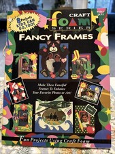 Fancy Frames Craft Foam Series Leaflet  Back Street Designs  1993