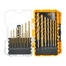 DEWALT Drill Bit Set, 21 Pc. Titanium Nitride Coated Pilot Point DEWALT Bit Set