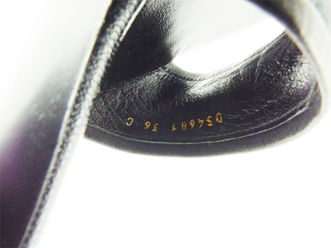 GUCCI Sandals Shoes Women's #36C Chky Heel GG Canvas Black Canvas x Leather GUCC thumbnail 10