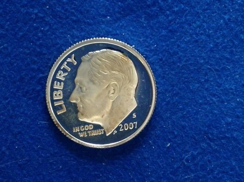 2007-S 90% SILVER ROOSEVELT DIME proof
