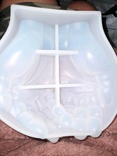 DOUBLE FLOWER POT SILICONE MOULD.FOR CANDLE MAKING ARTS CRAFTS ETC BRAND NEW