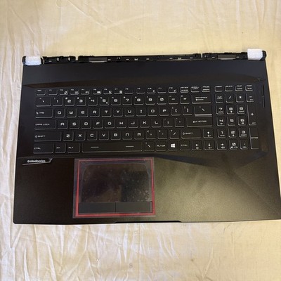 For MSI GE75 Palmrest Keyboard Full Color Backlit Non-Touchpad 3077E2C213Y Black