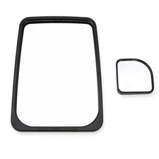 Velvac 709748 Door Mirror Glass Assembly   Heated Manual Flat Glass