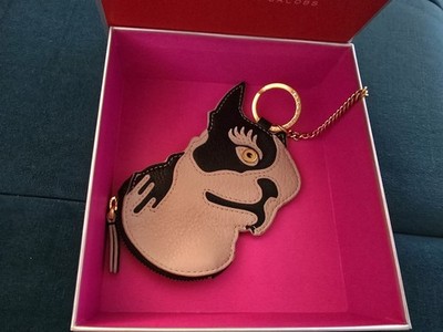Marc Jacobs Französische Bulldogge Taschenschmuck Anhänger Mini Geldbörse