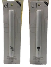 2 elf shape & stay wax pencil clear 0.04oz ea creased packaging
