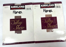 Lot 2 Kirkland Signatur By Hanes Silky Sheer AB Little Color CT Reinforc Toe E65