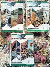 LA NUOVA GEOGRAFIA per le scuole medie Loescher 1 + 2 + 3  1993 1995 Usato