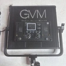 GVM-672S-B LED Video Light Panel Kit 3200-5600K LCD Display - WORKS