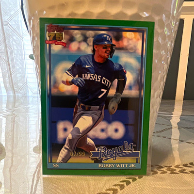 Topps 2026 Series 1 #T91-3 Bobby Witt Jr. Kansas City Royals 07 /99