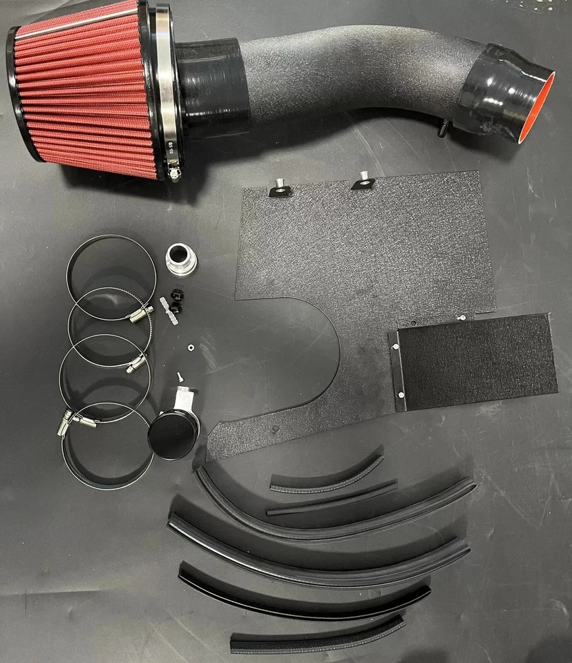 Kit de entrada de ar frio 3,5" para Audi B8/B8.5 Audi S4/S5/Q5/SQ5 com 3.0T/3.2L V6 - Imagem 2 de 2