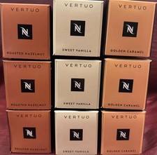 Nespresso Vertuo Capsules Variety Pack Vanilla, Hazelnut, Caramel 90ct