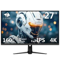 Zedge 27 Zoll 4K Gaming Monitor 160Hz 1Ms Uhd Monitor 3840X2160 Ips Panel, 45...
