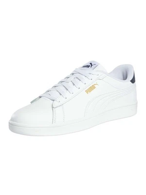 Puma Pour des hommes Baskets en cuir Smash 3.0 L, blanc - Photo 1/4