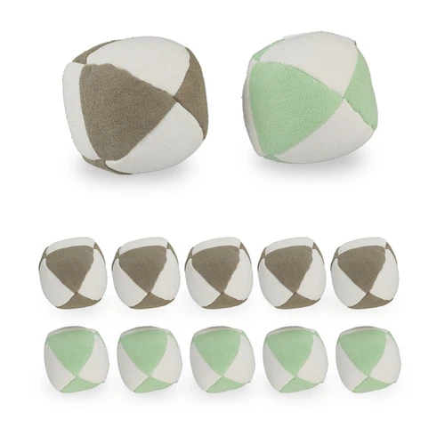 Palline Giocoleria Ø 5 cm PVC Palle Morbide Colorate Giocoliere Hobby Set 12 - Foto 1 di 6