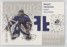 2002-03 SP Game Used Future Fabrics 206/225 Brent Johnson #BJ 2o7
