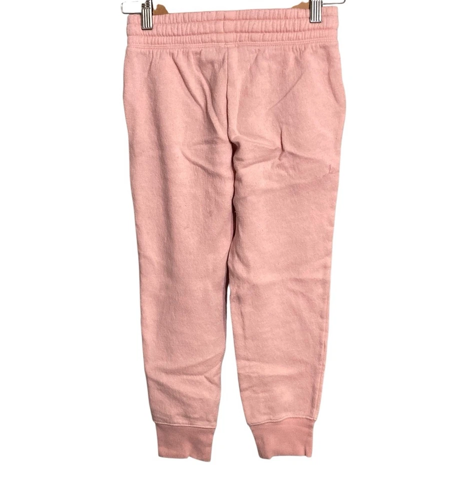 Girl’s Old Navy Logo Pink Drawstring Sweat Pants - Size 8 - Image 2 of 2
