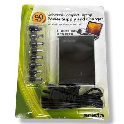 90W Universal Power Supply Charger Adapter for Laptop Notebook with 8 Tips (New)