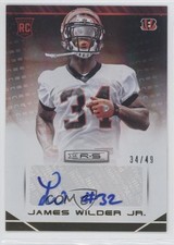 2014 Panini Rookies & Stars 34/49 James Wilder Jr #146 Auto 0f8