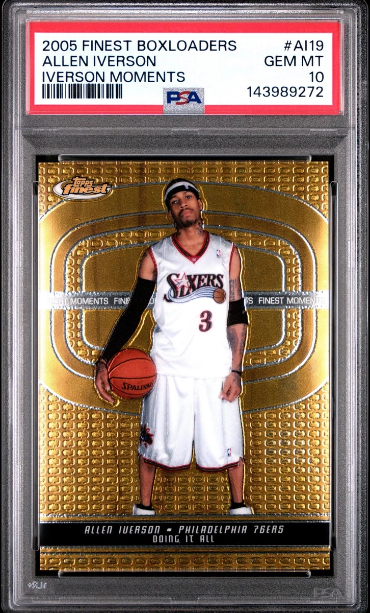 Allen Iverson Professional Sports Authenticator (PSA) Basketball