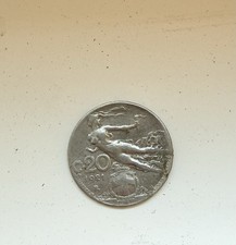 Moneta 20 CENTESIMI lira italiana 1921 Regno d'Italia circolata