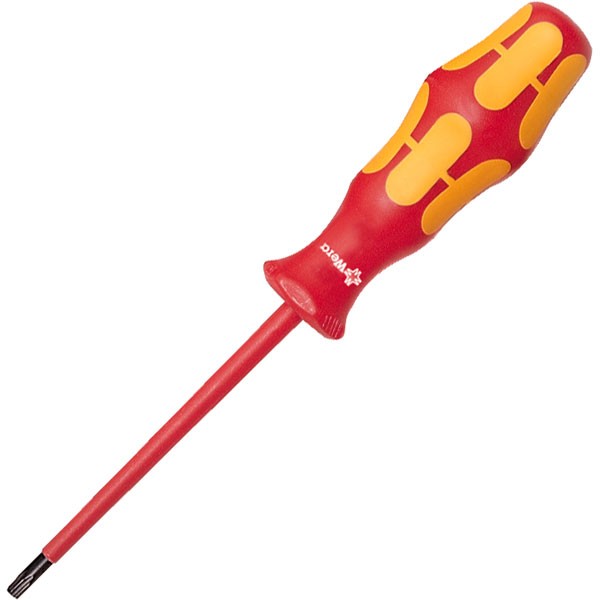 Wera 167 i VDE Insulated Kraftform Plus Screwdriver Torx TX15x80mm