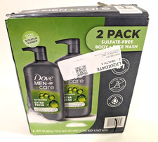 Dove Men Care Body Wash Extra Fresh 30 oz 2 Pack  Hydrating Face Cleanser