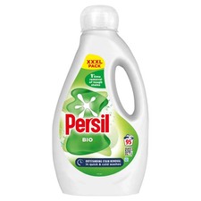 Persil Bio Laundry Liquid Sensitive Skin Detergent 95 Wash 2.56L XXXL Pack 7.03 per litre