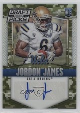 2015 Panini Prizm Collegiate Draft Picks Camo 30/199 Jordon James #204 Auto j4j