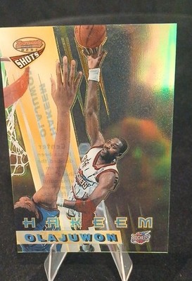 1996-97 Bowman's Best - Shots Hakeem Olajuwon #BS4 Atomic Refractor