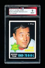 1970 OPC HOCKEY 242 FRANK MAHOVLICH ALL-STAR KSA 9 MINT