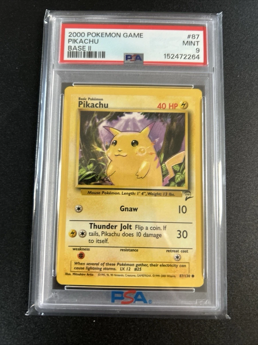 Pikachu Pokémon TCG Individual Trading Card Games Base Set in