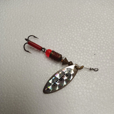 Vintage Mepps #1 AGLIA LONG Prism Blade Inline 2.5'' Spinner Bait France Exc!