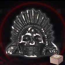 Aztec Death Whistle &ndash; Authentic Handmade Skull War Scream Whistle (125+ dB) &ndash;...