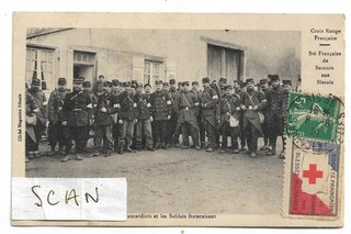 Croix Rouge Française Sté Française de secours aux Blessés : les brancardiers