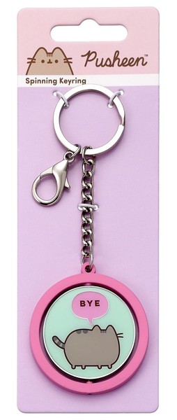 Gadget -D- Pusheen The Cat: The Carat Shop - Hi / Bye Pink & Blue (Portachiavi)-image