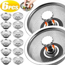 Kitchen Sink Strainers With Handle Stainless Steel Sink Sewer Drain Basket Waste