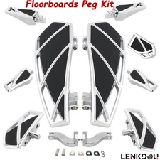 Floorboards Footpeg Shifter Peg Kit For Harley Touring Road King Street Glide