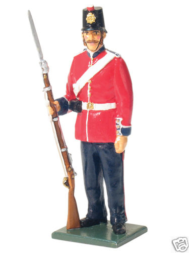 BRITAINS SOLDIERS 43049 - REDCOATS PRIVATE 2ND REG. FOOT - Diecast Metal Figure