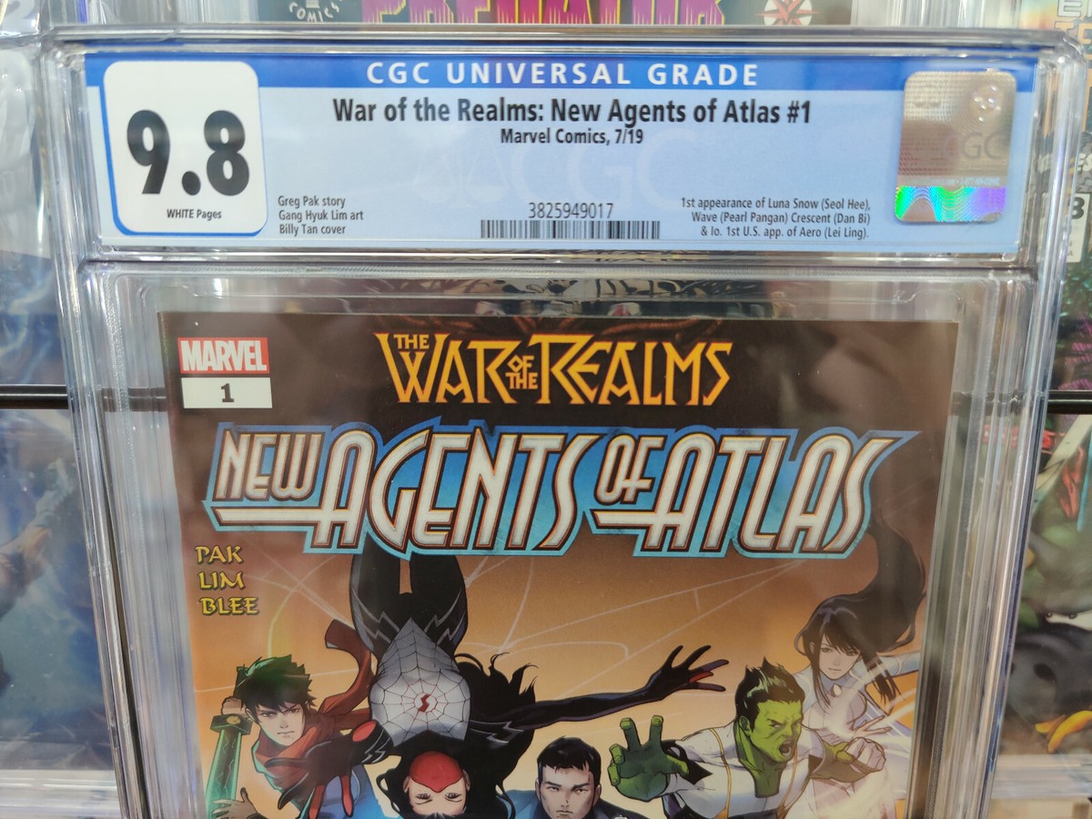 WAR OF THE REALMS NEW AGENTS OF ATLAS #1 (2019) - CGC GRADE 9.8