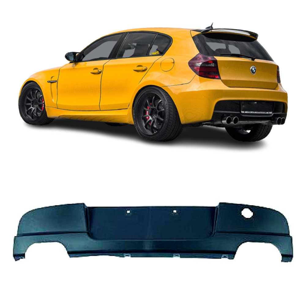 Diffuseur Arrière pour BMW Série 1 E87 Pack M Solution Look 4 Sorties