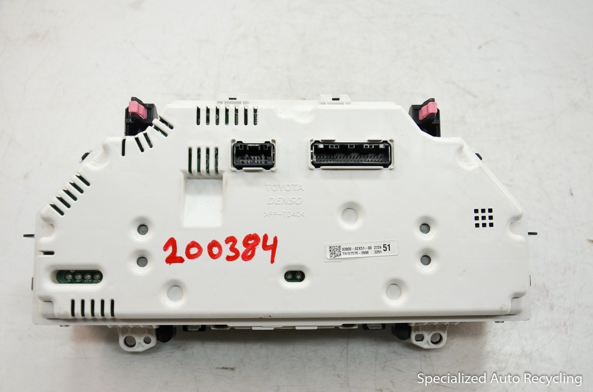 2015 TOYOTA COROLLA Speedometer Cluster 83800-0ZX51 | eBay