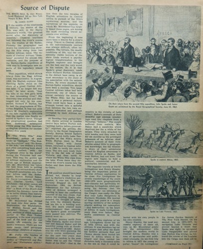 1961 January 15 SOVIET POLICY AFTER STALIN UN WHITE NILE NY Times Book Review - Picture 2 of 3