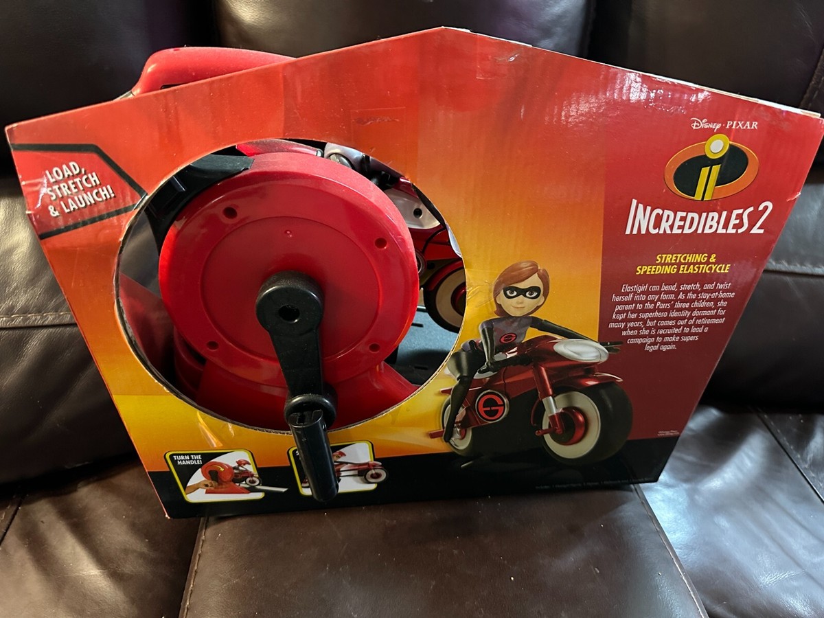 Disney Pixar エラスティガール エラスティサイクル NRFB PIxar The Incredibles 2 Elastigirl Stretching